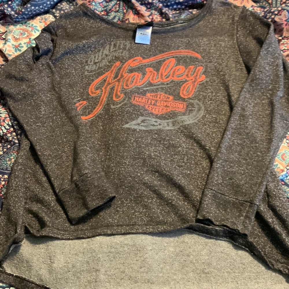 Women’s hi-low Harley Davidson Sweatshirt